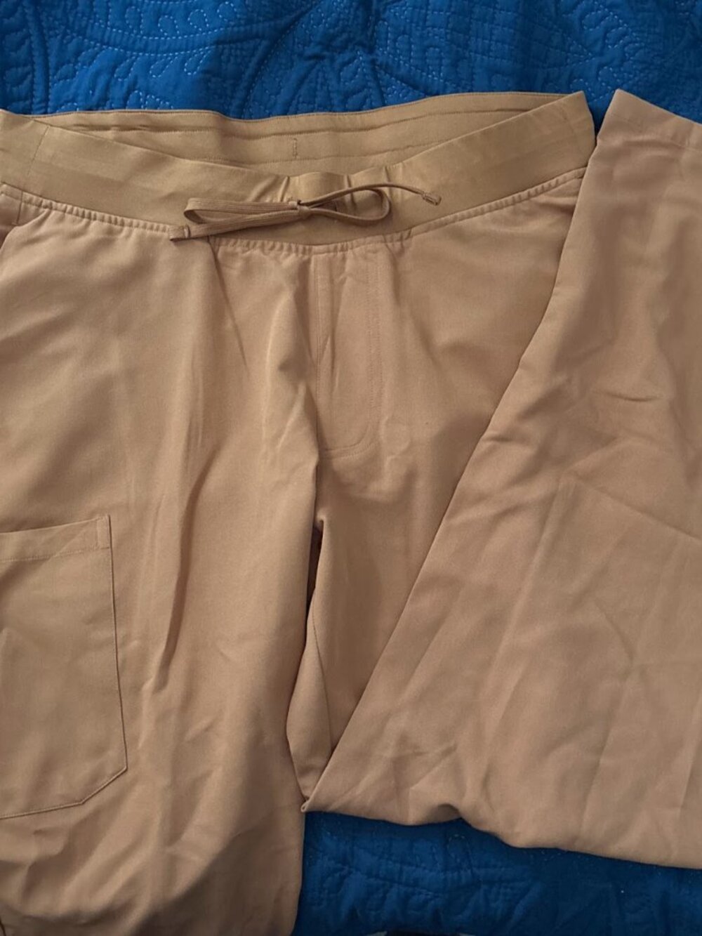 Mandala Cargo Scrub Pants - Orange